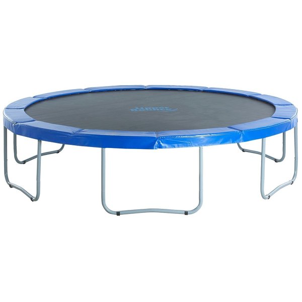 Upperbounce Upper Bounce14 FT. Round Trampoline With Blue Safety Pad UBT01-14